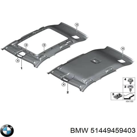 Ізоляція термошумова 51449459403 BMW