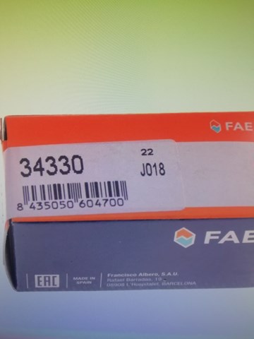 Термодатчик охолоджуючої рідини 34330 FAE