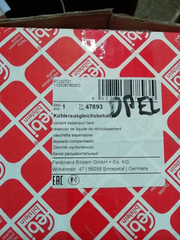 Бачок розширювальний 47893 FEBI