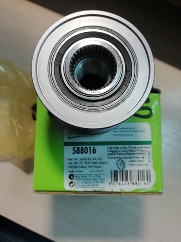 Обгонна муфта генератора 588016 VALEO