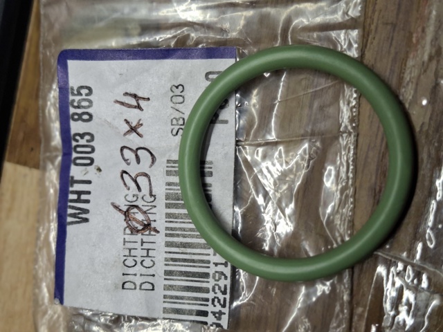 Ущільнююче кільце патрубка EGR WHT003865 VAG