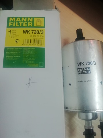 Фільтр тонкого очищення палива WK7203 MANN