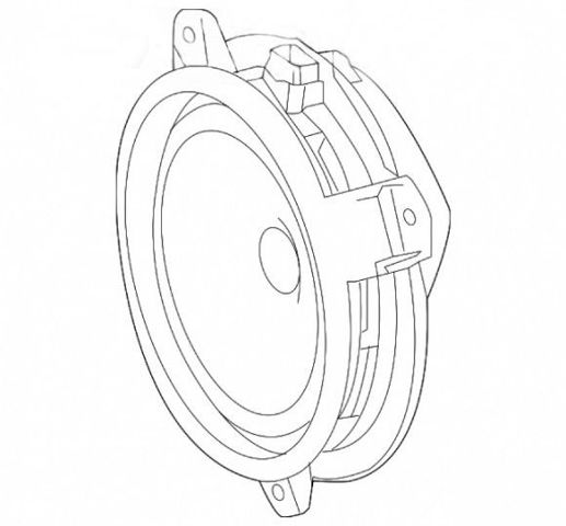 Динамік передньої двері 8616028820 TOYOTA