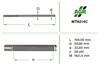 Вал / шток рульової рейки MT9214C AGR