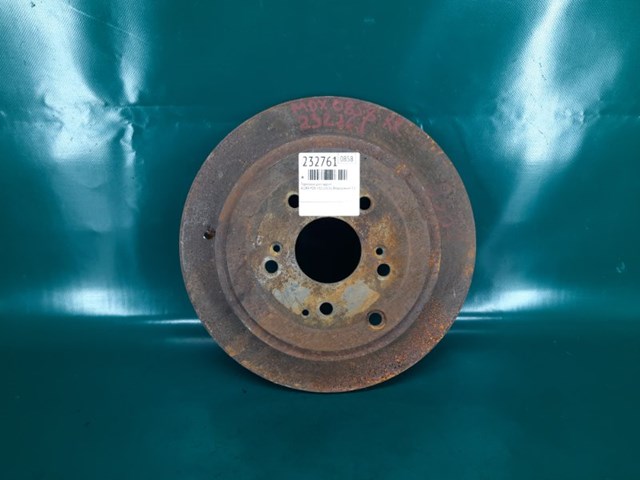 Тормозной диск задний acura mdx (yd1) 00-06 42510-S3V-A01