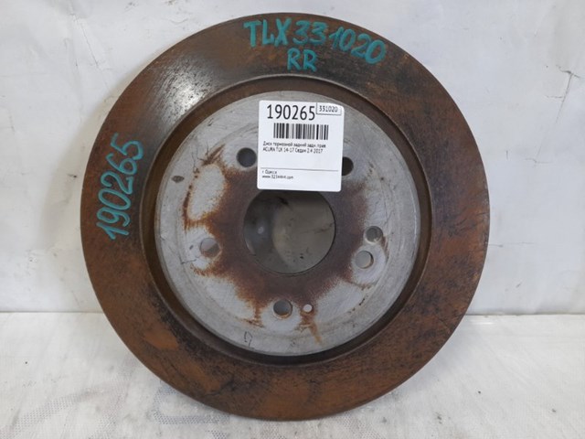 Тормозной диск задний acura tlx 14-17 42510-TZ3-A51