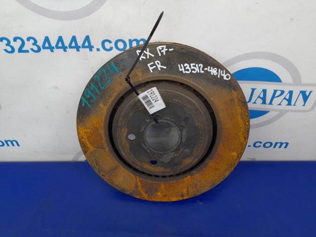 Тормозной диск передний lexus rx350/450 15-22 43512-48140