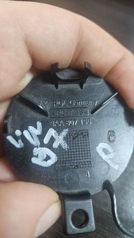 Заглушка бампера буксирувального гака, передня 3AA807155 VAG
