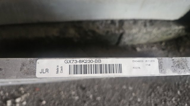 Радіатор охолодження двигуна, додатковий GX738K230BB JAGUAR