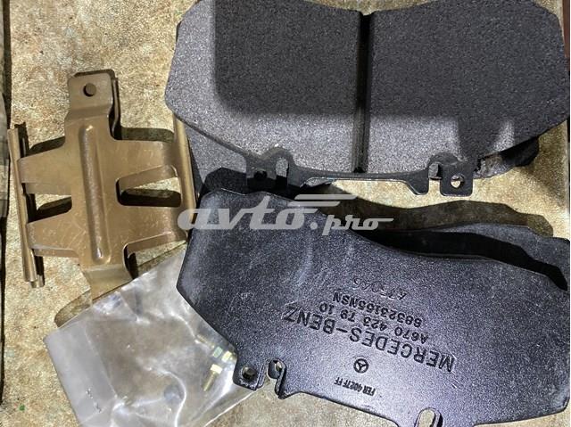 Задні дискові колодки A0034201520 MERCEDES