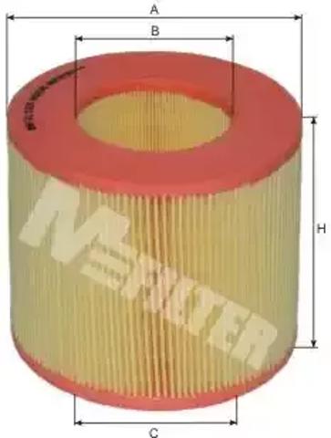 Фільтр повітряний A558 MFILTER