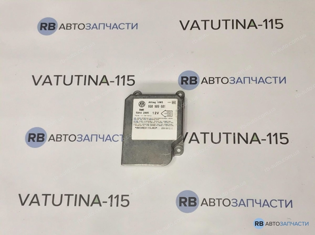 Модуль-процесор управління подушки безпеки 6Q0909601 VAG