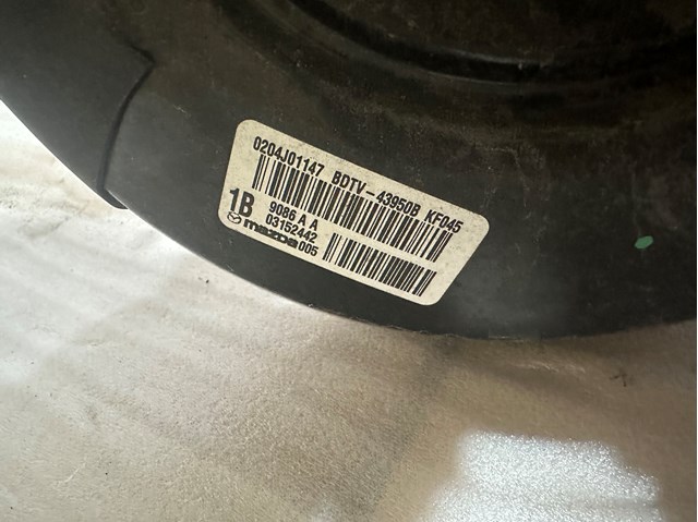 Підсилювач (гідровакуумний) BDYS4380ZB MAZDA