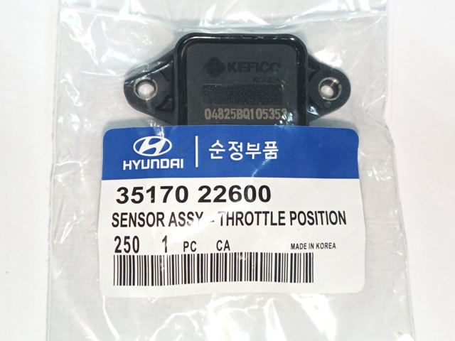 Датчик положення дросельної заслінки (потенціометр) 3517022600 HYUNDAI