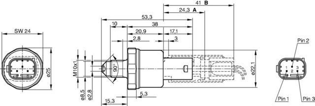 Сигналізація припинення дії гальм, аварійна 0265005303 BOSCH