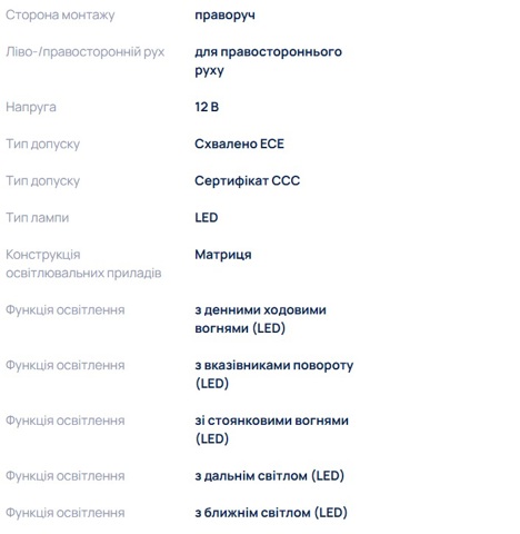 Фара основна права 1EX013143281 HELLA