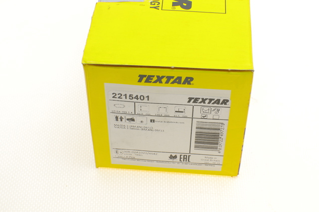 Колодки передні 2215401 TEXTAR