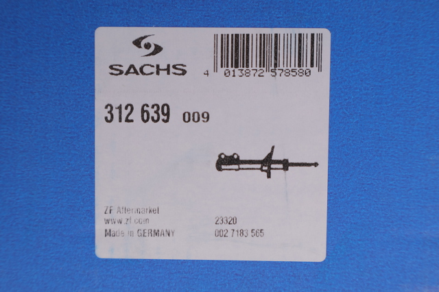 Стойка амортизатора передняя 312639 SACHS