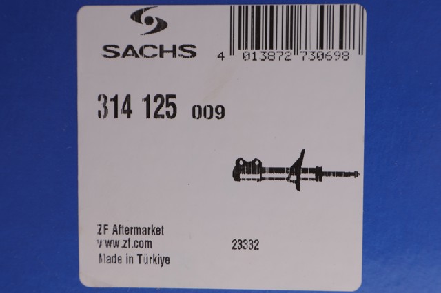 Амортизатор передньої підвіски 314125 SACHS