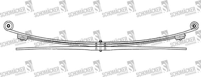 Ресори задні (пружини задньої підвіски) 33781000 SCHOMACKER