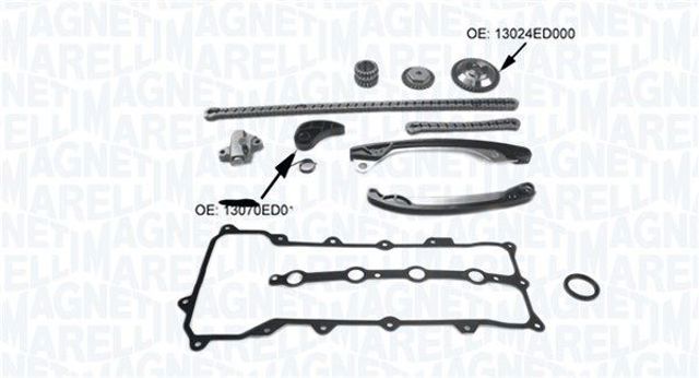 Ланцюг ГРМ, комплект 341500001290 MAGNETI MARELLI