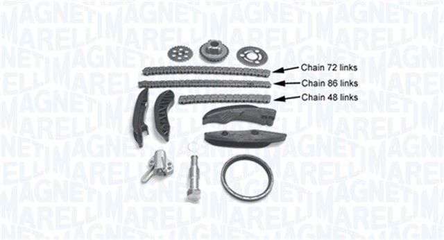 Ланцюг ГРМ, комплект 341500001390 MAGNETI MARELLI