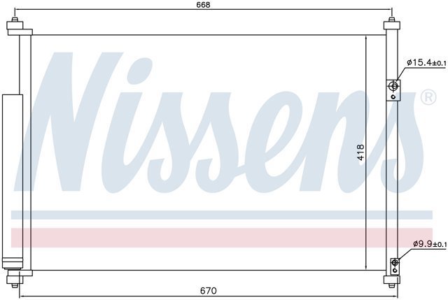 Конденсер 940012 NISSENS