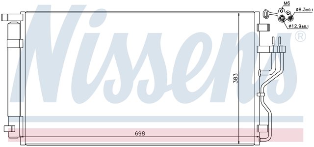 Конденсатор 940208 NISSENS