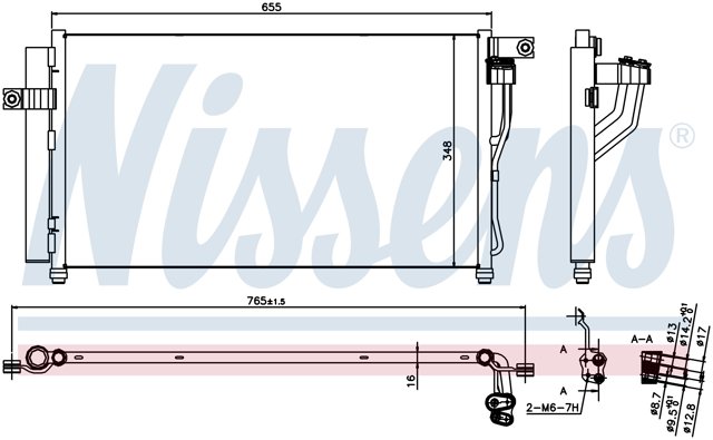 Конденсер 940360 NISSENS