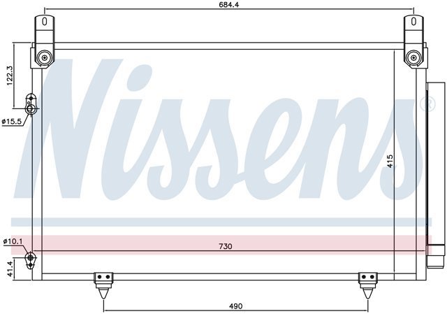 Конденсер 940566 NISSENS