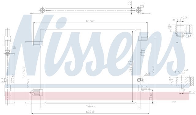 Конденсатор 941061 NISSENS