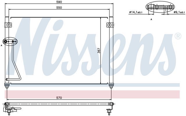 Конденсатор 94428 NISSENS