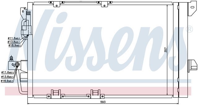 Конденсер 94650 NISSENS