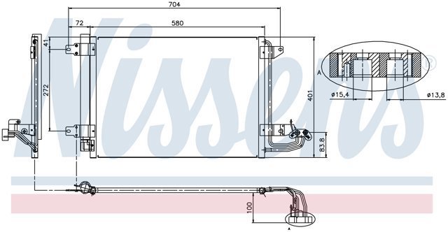 Конденсатор 94684 NISSENS