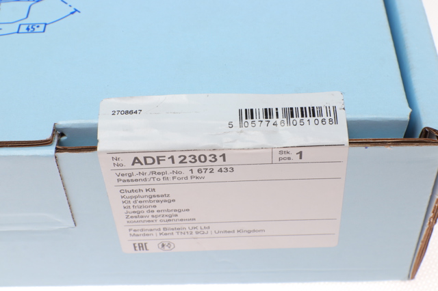Зчеплення в зборі ADF123031 BLUE PRINT