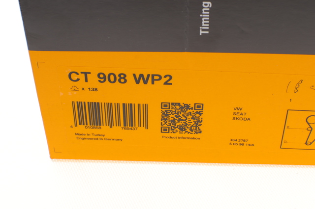 Комплект ГРМ CT908WP2 CONTINENTAL