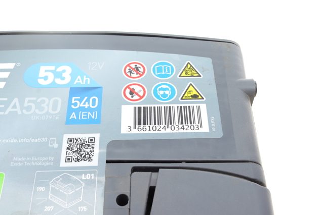 Автомобільна батарея EA530 EXIDE