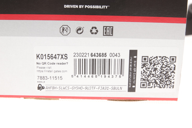 Ремкомплект ГРМ K015647XS GATES