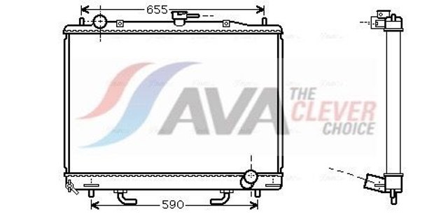 Радіатор MT2163 AVA