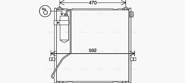 Конденсатор системи охолодження системи MT5269D AVA
