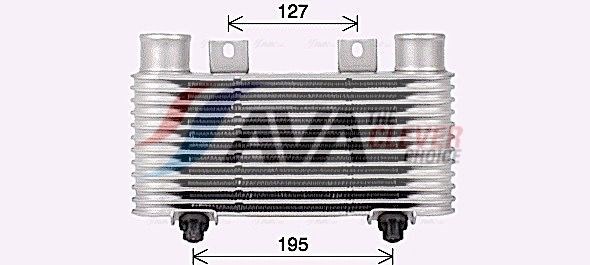 Радіатор інтеркулера MZ4239 AVA