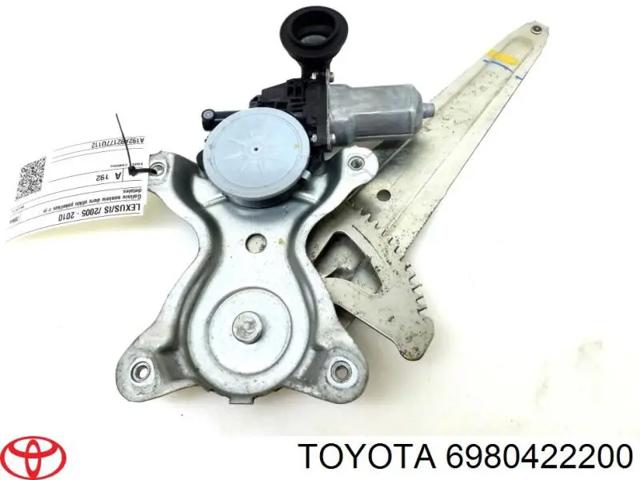 Механізм склопідйомника двері задньої, лівої 6980422200 TOYOTA