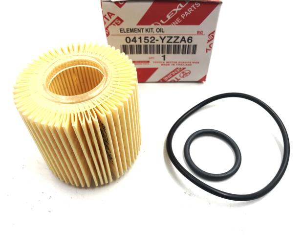 Фильтр масляный, оригинал, toyota yaris, rav4, auris, corolla 2005-2013 oem 04152-yzza6