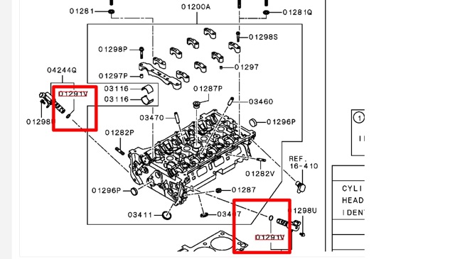 Ущільнююче кільце форсунок інжектора MN163682 MITSUBISHI