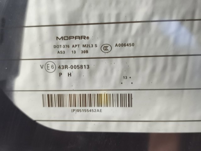 Двері багажника 68279277AA CHRYSLER