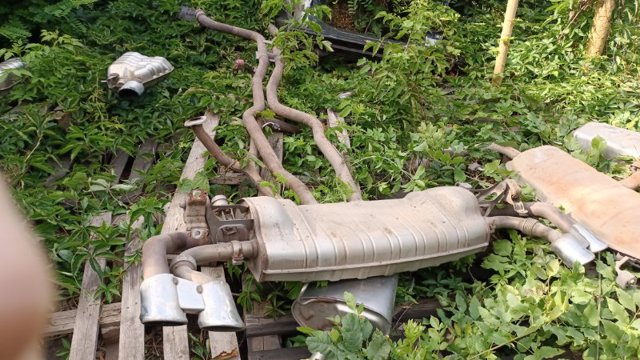 Глушник задній 95511112180 PORSCHE