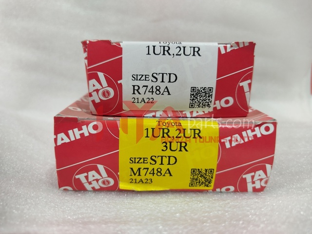 Вкладиші колінвала, корінні, комплект, стандарт (STD) M748ASTD TAIHO