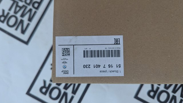 Праве бокове дзеркало 51167401230 BMW