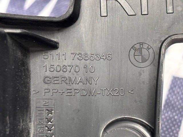 Кронштейн кріплення протитуманною фари, правої 51117385346 BMW