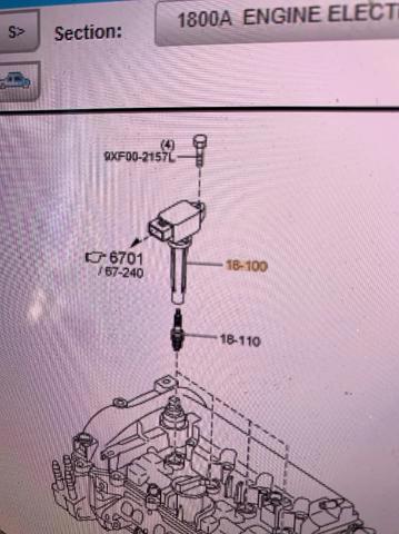 Котушка запалювання PX5H18100 MAZDA
